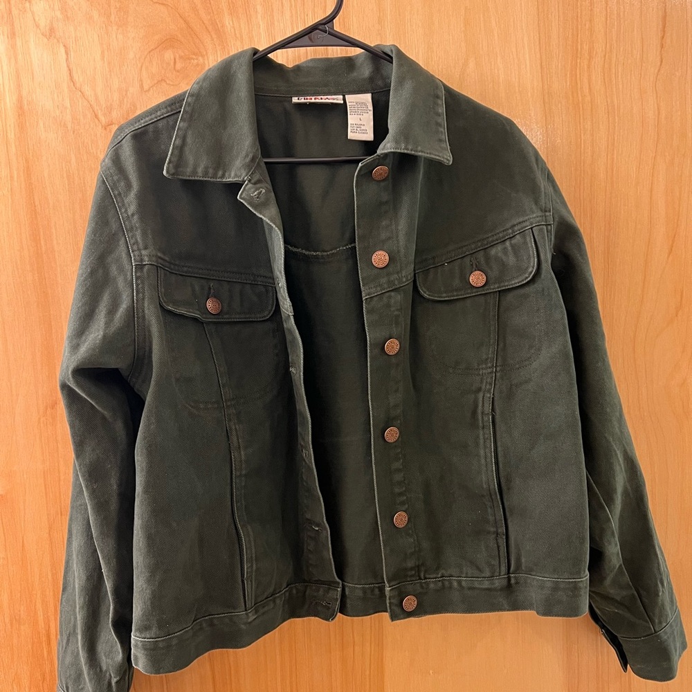 vintage oversized denim jacket